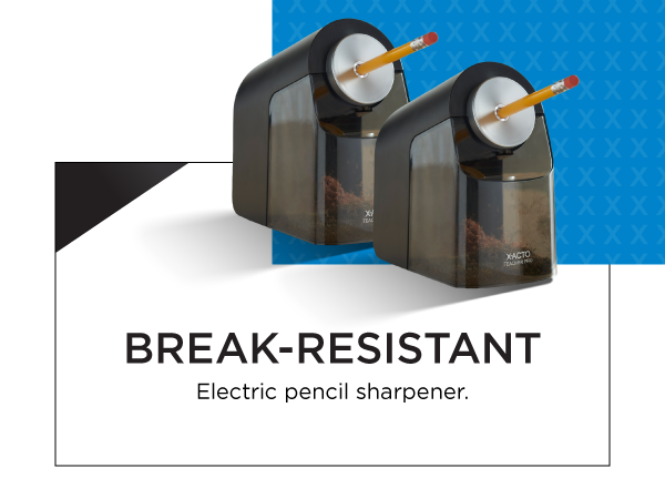 break resistant point pencil tip sharp write test journal draw electric teacher pro classroom