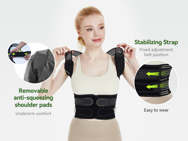 corrector de postura para mujer