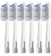 Laifen Max Cushioned Toothbrush Heads, 6 Count Replacement Toothbrush Headss for Adults, Compatib...