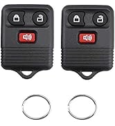 Anxingo Car Key Fob Remote Case for Ford F150 F-150 F250 F-250 F350 E350 Super Duty Edge Excursio...