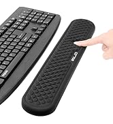 ELZO Wrist Rest for Keyboard, Soft Memory Foam Wrist Support, Ergonomic, Non-Slip for Computer Ke...