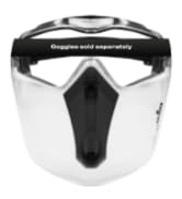 NoCry Face Shield; Protective Mask Designed to Work with the NoCry 6X3 Vented Safety Goggles ONLY...