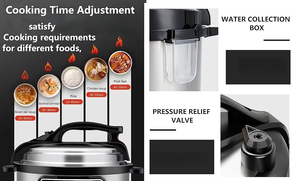 Multi functional electric pressure cooker