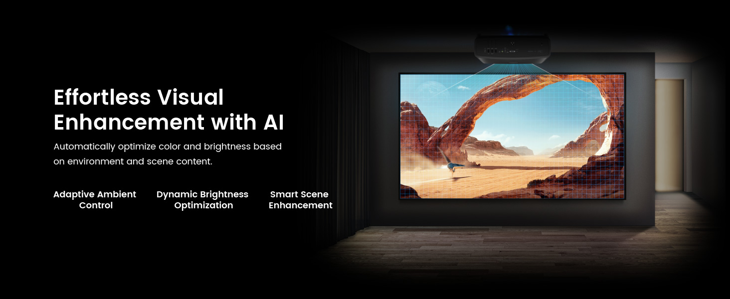 Enjoy Professional Cinema in Your Living Room with AI-enhanced visuals