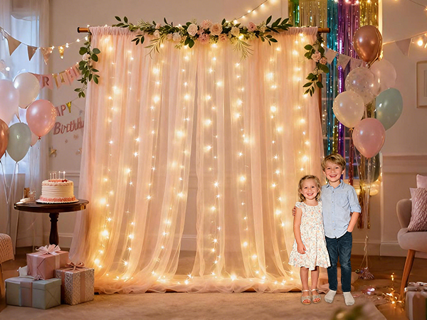 Tulle Backdrop Curtain
