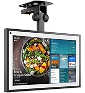 WALI Under Cabinet Mount for Echo Show 21, Echo Show 15, Height Adjustable and Foldable Mounting ...