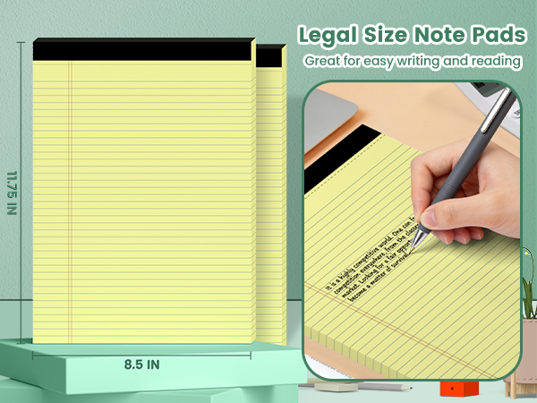 legal pads