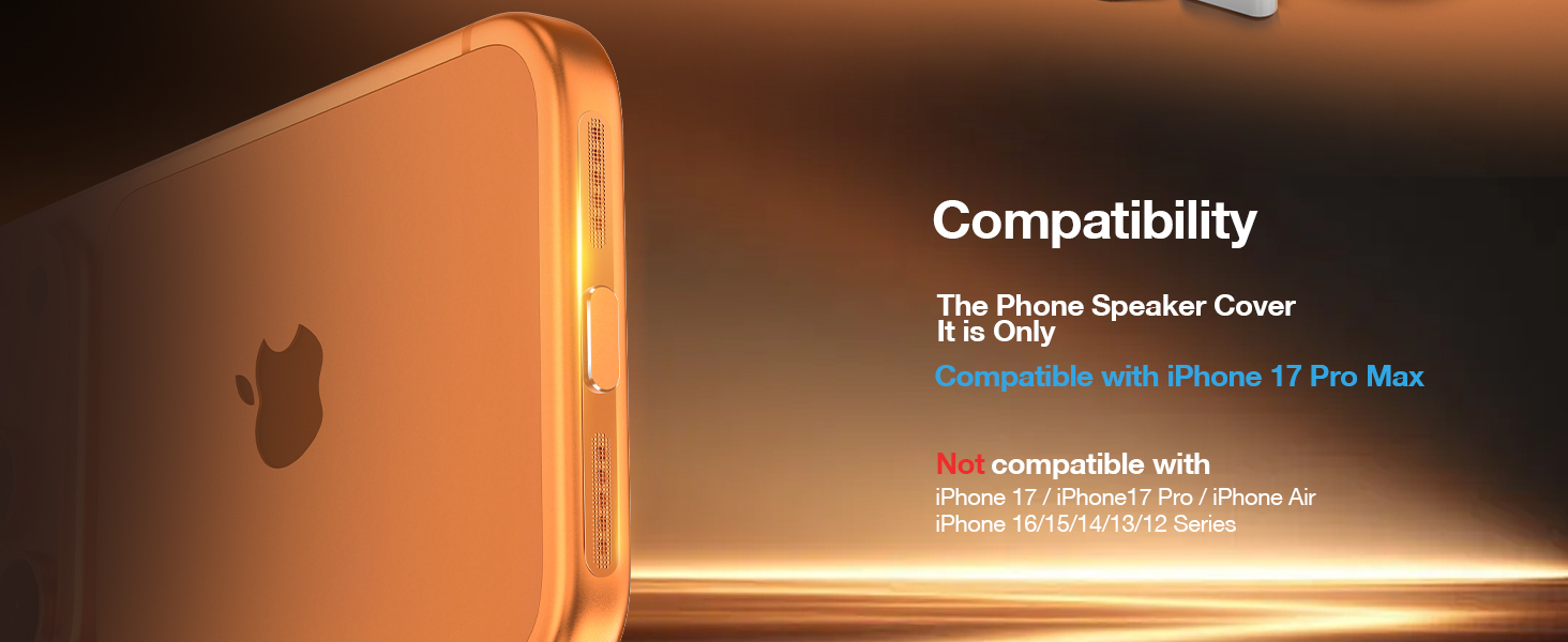 iphone 17 pro max speaker dust cover