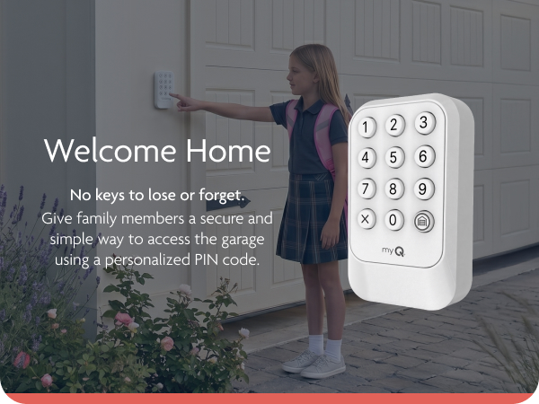 No keys to lose or forget with personalized pin codes