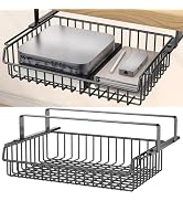 ENONCI Under Desk Drawer, Slide Out Design,No Drill Metal Under Desk Cable Management, Under Desk...