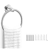 Cilee Brushed Nickel Towel Ring for Bathroom,Bath Towel Ring, Bathroom Hardware Accessories,Hand ...
