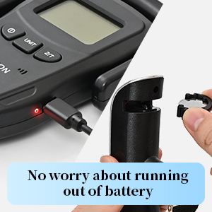 rechargeable luggage scale