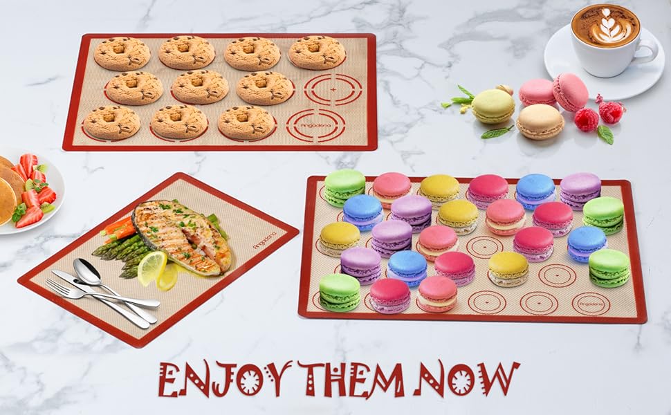 Silicone baking mats sheet