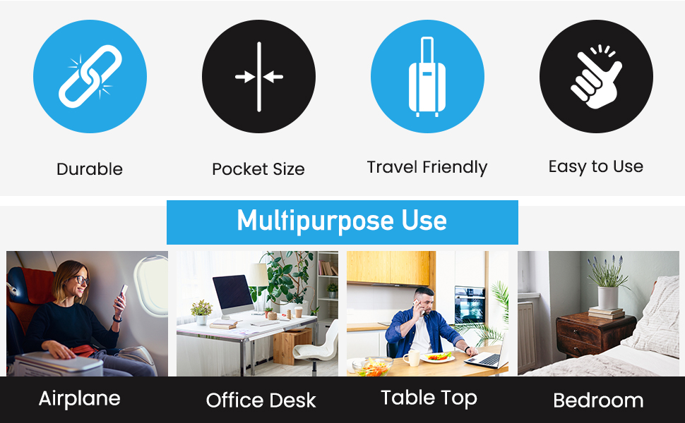 The best way to hold your phone on the airplane effortlessly