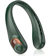 Neck Fan, Portable Neck Fan, Battery Powered Personal Fan, Hands Free Bladeless Fan with 3 Wind S...