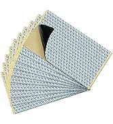 TroyStudio Vibration Damping Mat, 10 pcs 15.7 x 9 x 0.08 Inches Self-Adhesive Sound Deadening She...