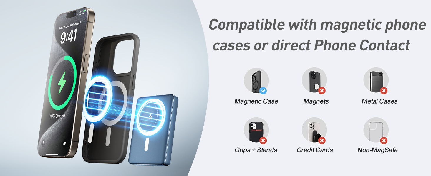 works with magnetic phone case