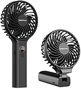 SWEETFULL Handheld Fan,5000mAh Portable Fan Mini fan Small Personal Fan with Backup Power,Desk Fa...