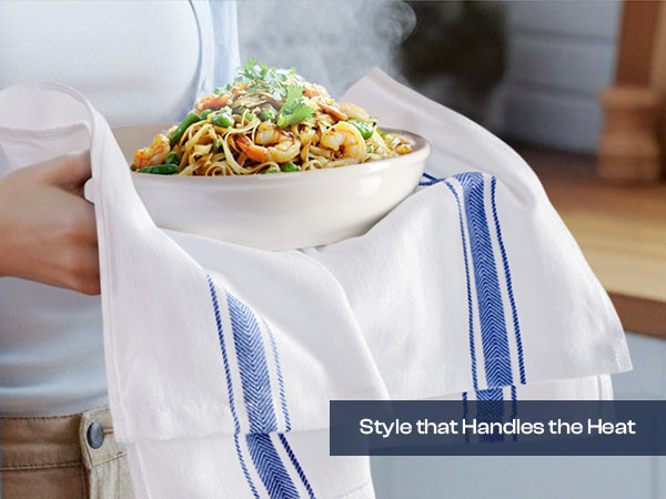 100% cotton tea towels for kitchen cleaning