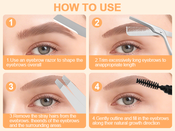 Eyebrow Trimmer Scissors