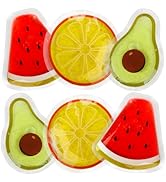 Kids Ice Packs for Boo Boos, 6 Packs, FSA HSA Eligible, Small Gel Ice Packs for Injuries Reusable...