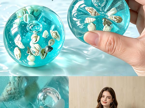 Coconut Oil Squishy Stress Relief Balls