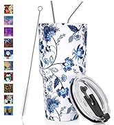 SYACOT 30oz Tumbler Double Wall Stainless Steel Vacuum Insulated Travel Mug with Splash-Proof Lid...