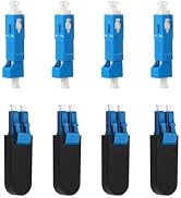 4 Pcs LC/UPC Fiber Optic Loopback Adapter &amp; SC Male to LC Female Adapter | Single Mode VFL Fiber ...