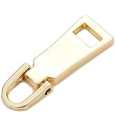 1 Pc Zipper Pull Replacement, Metal Zipper Puller Zip Slider Extender Sewing Supplies Handle Mend...