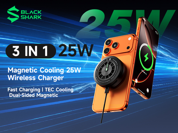 Black Shark Wireless Charger with Cooling Fan