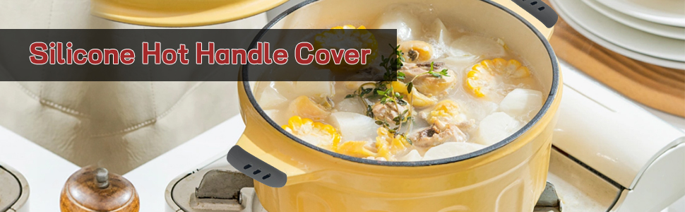 Heat Resistant Silicone Pot Handle Covers