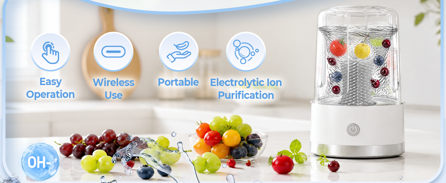Electric Fruit and Vegetable Washer Machine