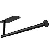 Gewtur Paper Towel Holder Under Cabinet - Self Adhesive Paper Towel Roll Holder Wall Mount, Matte...