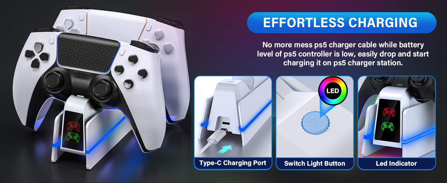 playstation 5 controller charger