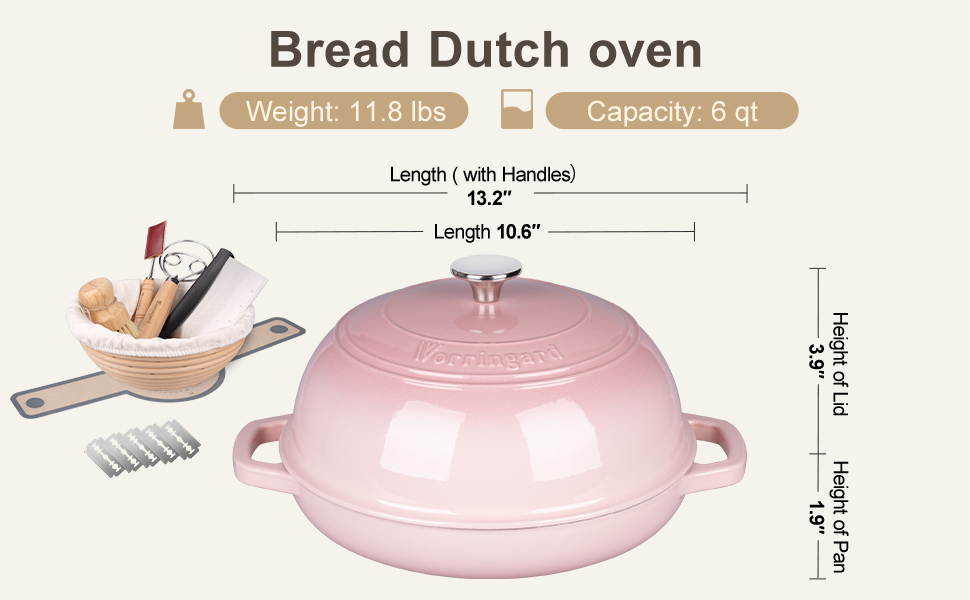 Weight: 11.8 lbs Capacity: 6qt