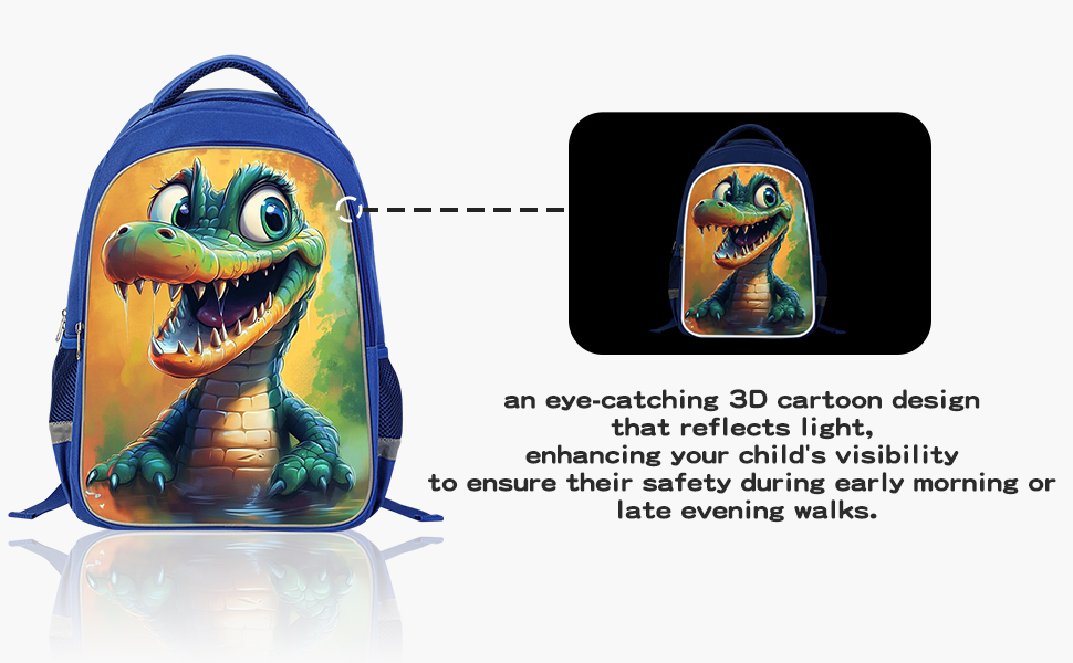 Kids School backpack Boys for School 17" Coloful Bookbag Amazing Gifts for Elementary