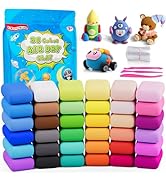 ifergoo Air Dry Clay, 36 Colors Magic Foam DIY Molding Clay for Slime add ins &amp; Slime Supplies, E...