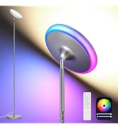 Bright Floor Lamp,42W 3700LM LED Torchiere Floor Lamps for Living Room, 71in. Modern Tall Standin...