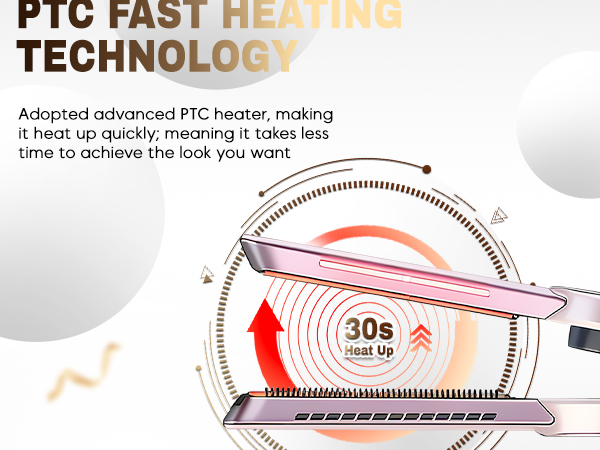 flat iron for short hair