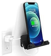 HomeMount Wall Mount Phone Holder - Hands Free Wall Mount Phone Holder with Adhesive Strip Wall M...