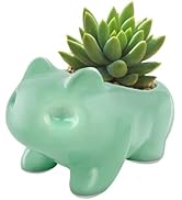 Binoster Cartoon Flowerpot Cute Ceramic Art Pots Home Decorative Ceramic Art Vase Animal Shaped G...