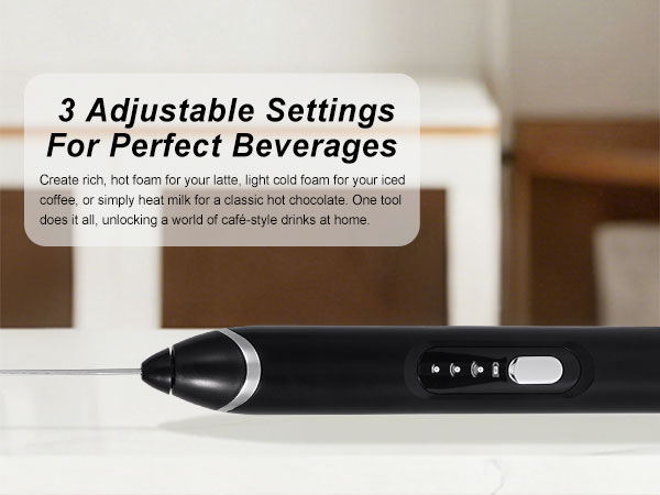 Handheld Milk Frother Wand