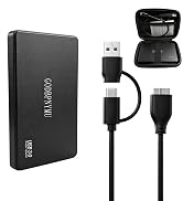 GODBPNYMU External Hard Drive 1 TB HDD USB 3.0 Portable Storage for PC, Laptop, Mac, Xbox, PS4 – ...
