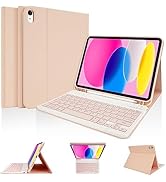 LAMA iPad 10th Generation Case with Keyboard for iPad 10th Generation 10.9" 2022 (A2696/A2757/A27...