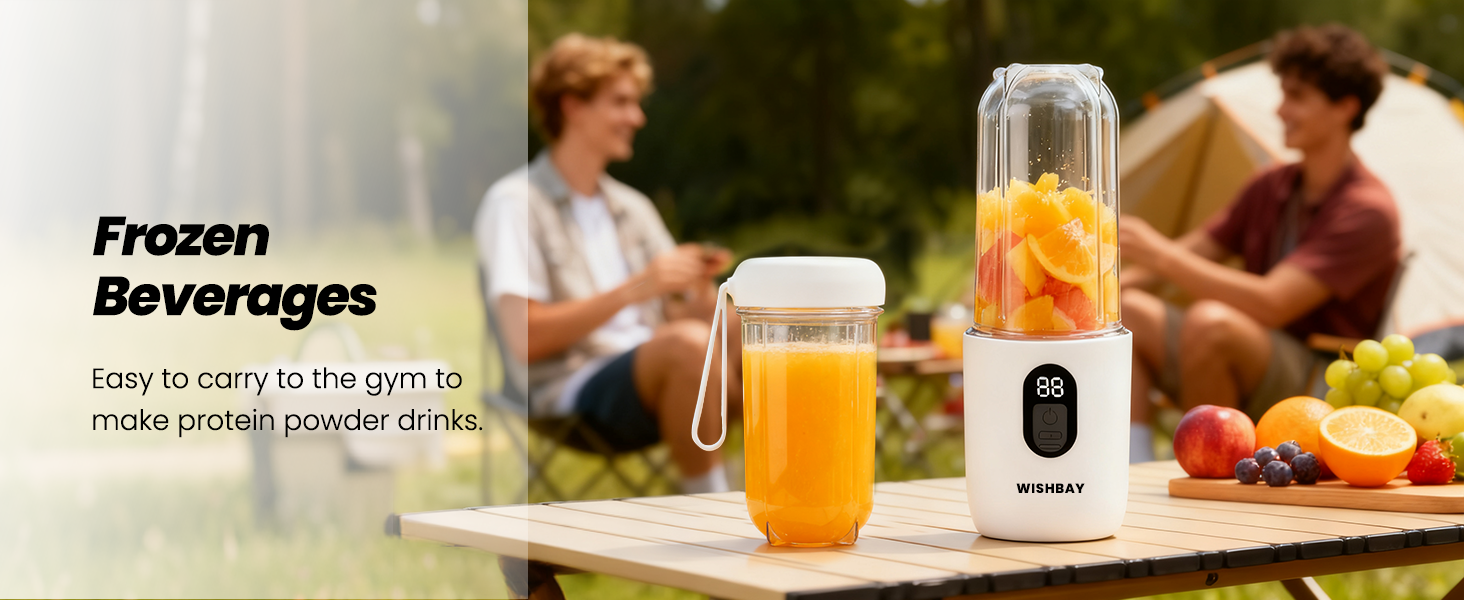 Portable Blender Personal Blender for Shakes and Smoothies with 16 Blades Small Mini Juicer