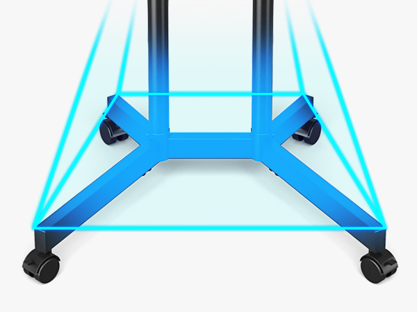 Rolling TV Stand