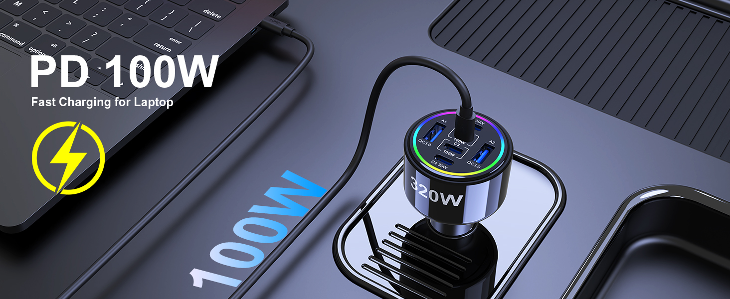 100w car charger