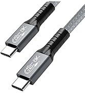 240W USB4 Cable, 1FT, 40GBps Data Transmission, 240W (48V5A) PD Super Fast Charge, 8K@60Hz HD Ext...