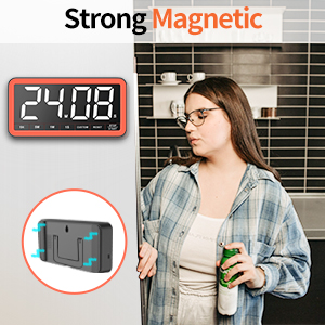 timer with strong magnetic