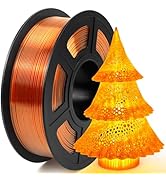 IEMAI Clear PETG Filament 1.75mm, Transparent Orange Filament, 3D Printer Filament Supports Fast ...